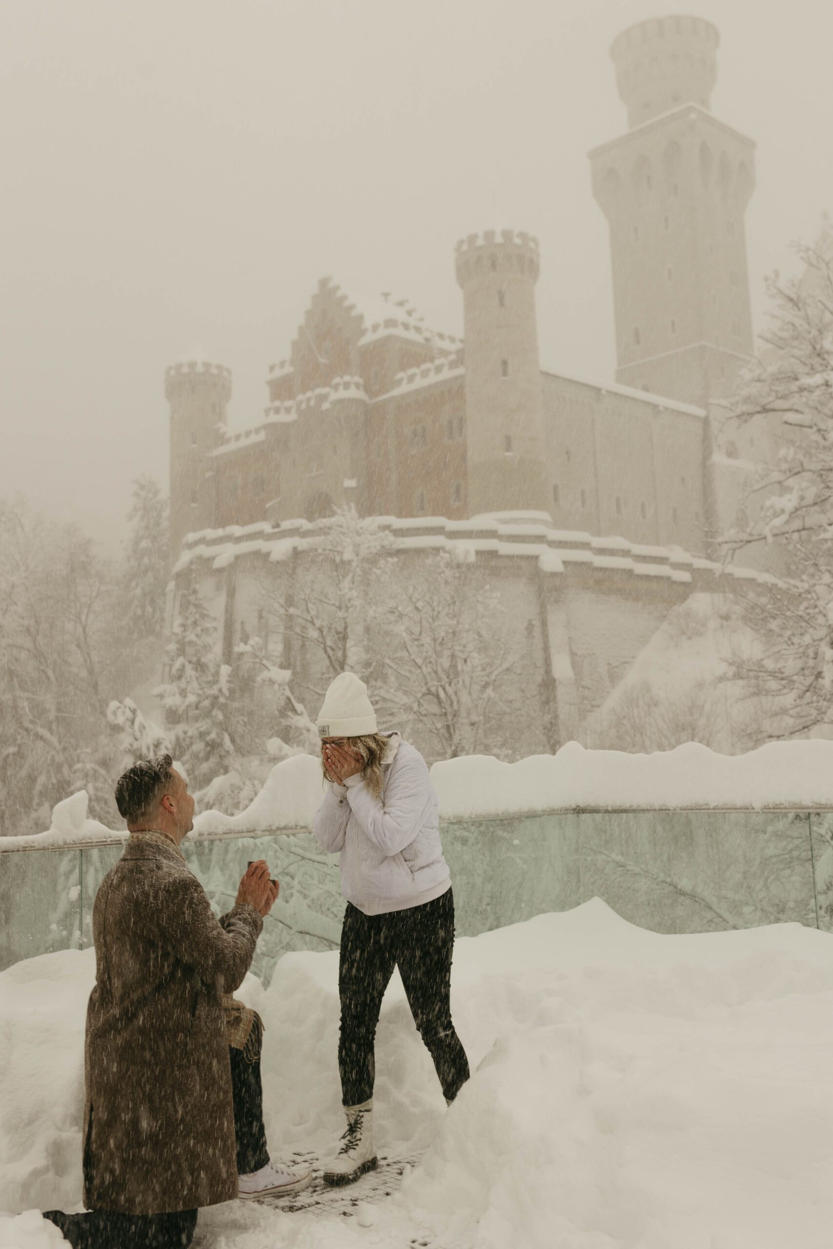 proposal at neuschwanstein castle
